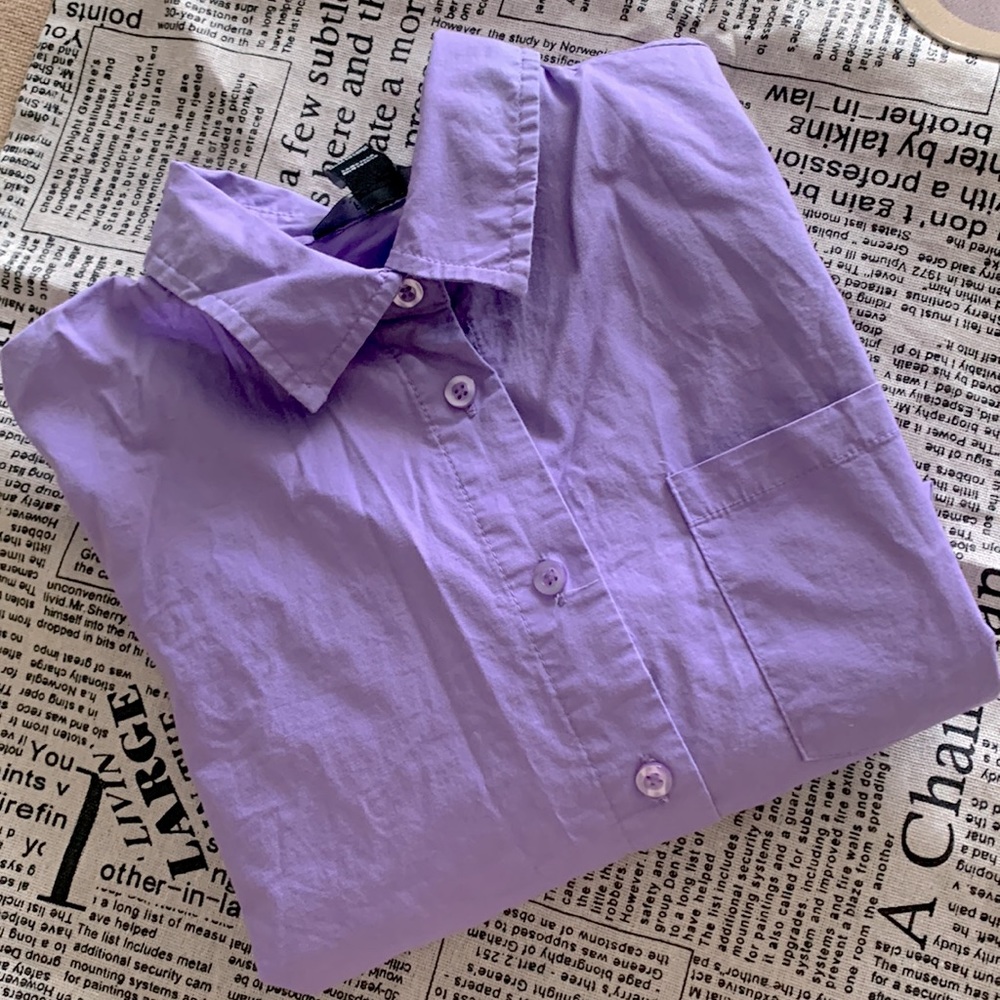 💜F21-shirt-S